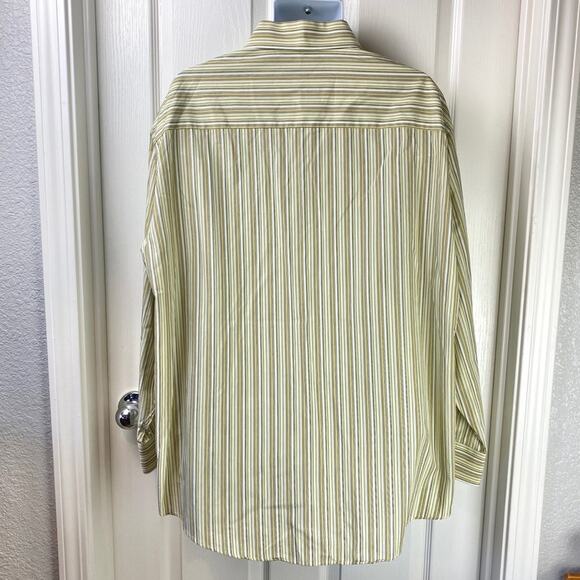 Kenneth Cole New York Striped Button Up Shirt XL - Picture 3 of 7